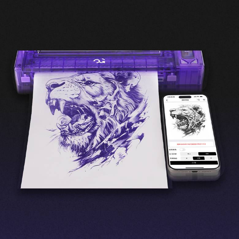 Wireless Tattoo Stencil Printer